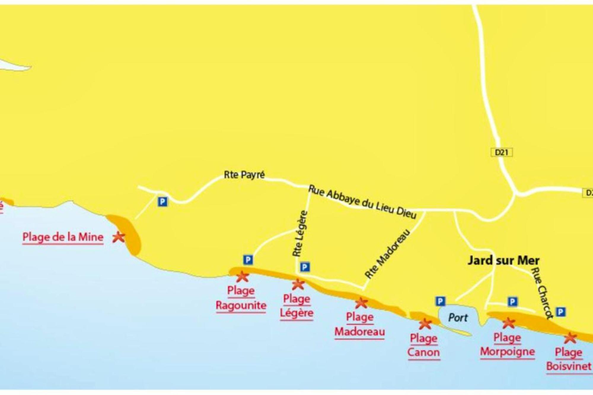 Maison Confortable A Jard-Sur-Mer Avec Grand Jardin Cloture المظهر الخارجي الصورة